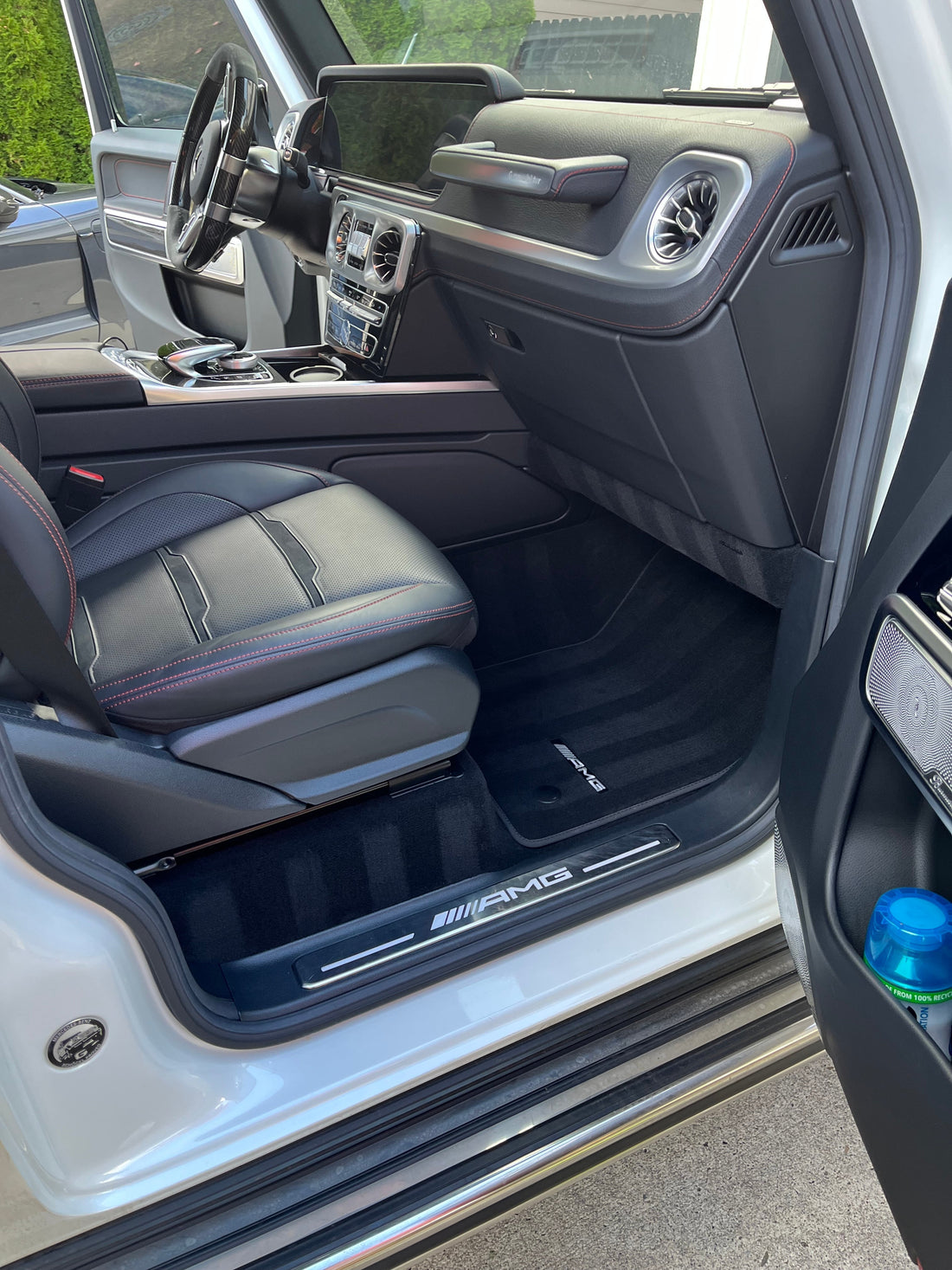 Mercedes-AMG G63 G Manufaktur interior detail in Portland OR by Cruz Detailing luxury mobile car detailing