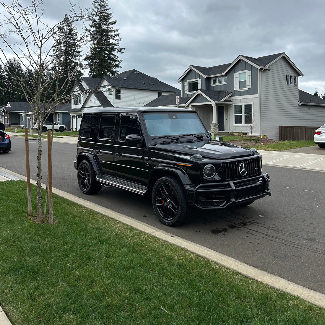 Black Mercedes-AMG G63 Full detail in Portland Oregon by Cruz Detailing