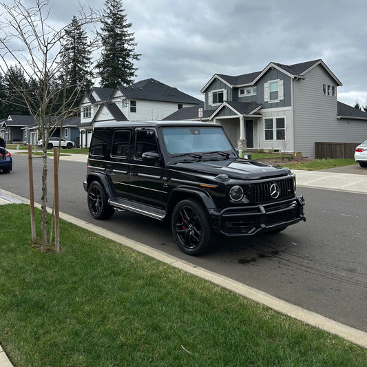 Black Mercedes-AMG G63 Full detail in Portland Oregon by Cruz Detailing