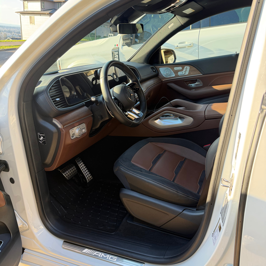 Mercedes-AMG GLE 53 interior odor removal and deep clean in Camas WA by Cruz Detailing