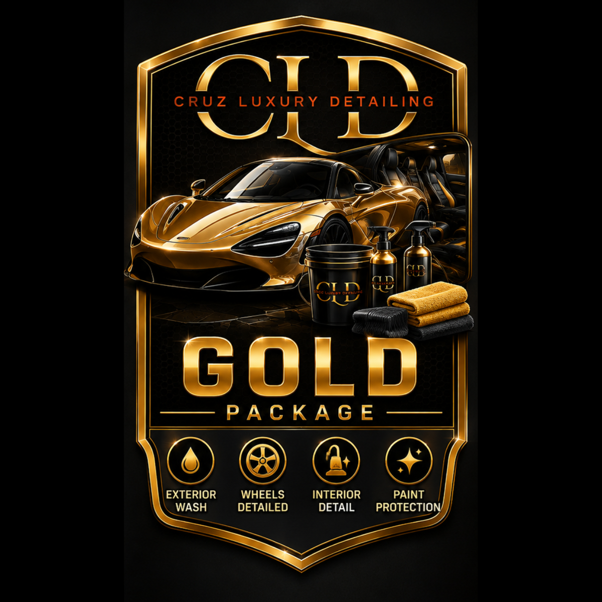 Gold — Paint Reset Package + 5-Year Ceramic Coating
